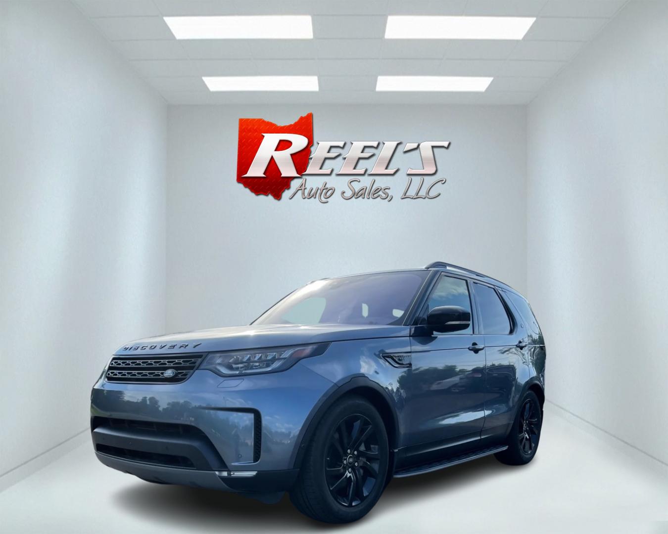 2018 Blue /Black Land Rover Discovery HSE (SALRR2RV5JA) with an 3.0L V6 DOHC 24V Supercharged engine, 8A transmission, located at 11115 Chardon Rd. , Chardon, OH, 44024, (440) 214-9705, 41.580246, -81.241943 - This 2018 Land Rover Discovery HSE is a luxurious and capable SUV that offers a blend of comfort, technology, and off-road prowess. With its 3.0L supercharged V6 engine, it produces 340 horsepower and is paired with an 8-speed automatic transmission. The interior features premium leather upholstery, - Photo#0